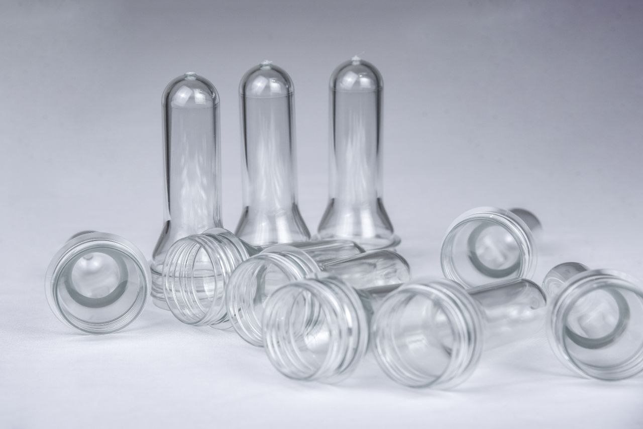 38 mm preforms — clear